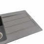 Гранитная мойка для кухни VALESO 7843 SOLID матовый Серый муссон