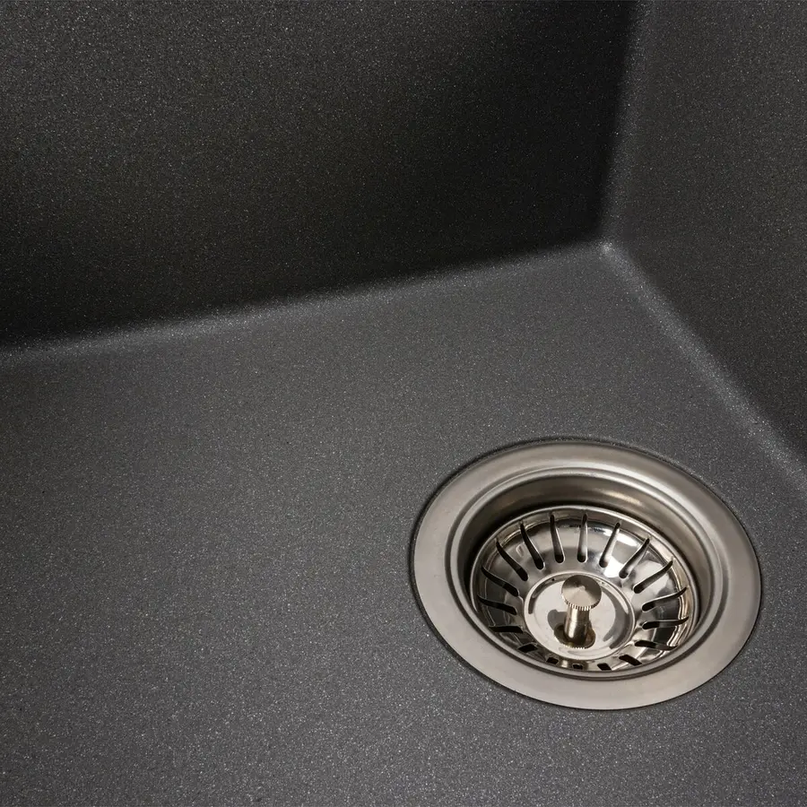 Гранітна мийка для кухні VALESO SOLID 7843 матова Сірий мусон