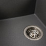 Гранитная мойка для кухни VALESO 7843 SOLID матовый Серый муссон