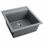 Гранітна мийка для кухні VALESO FIESTA 5149 матова Сірий мусон