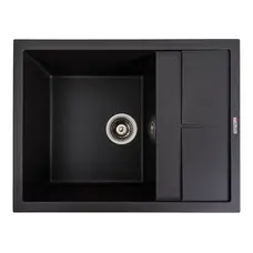 Гранітна мийка для кухні VALESO 6550 LOTOS матовий Моріон