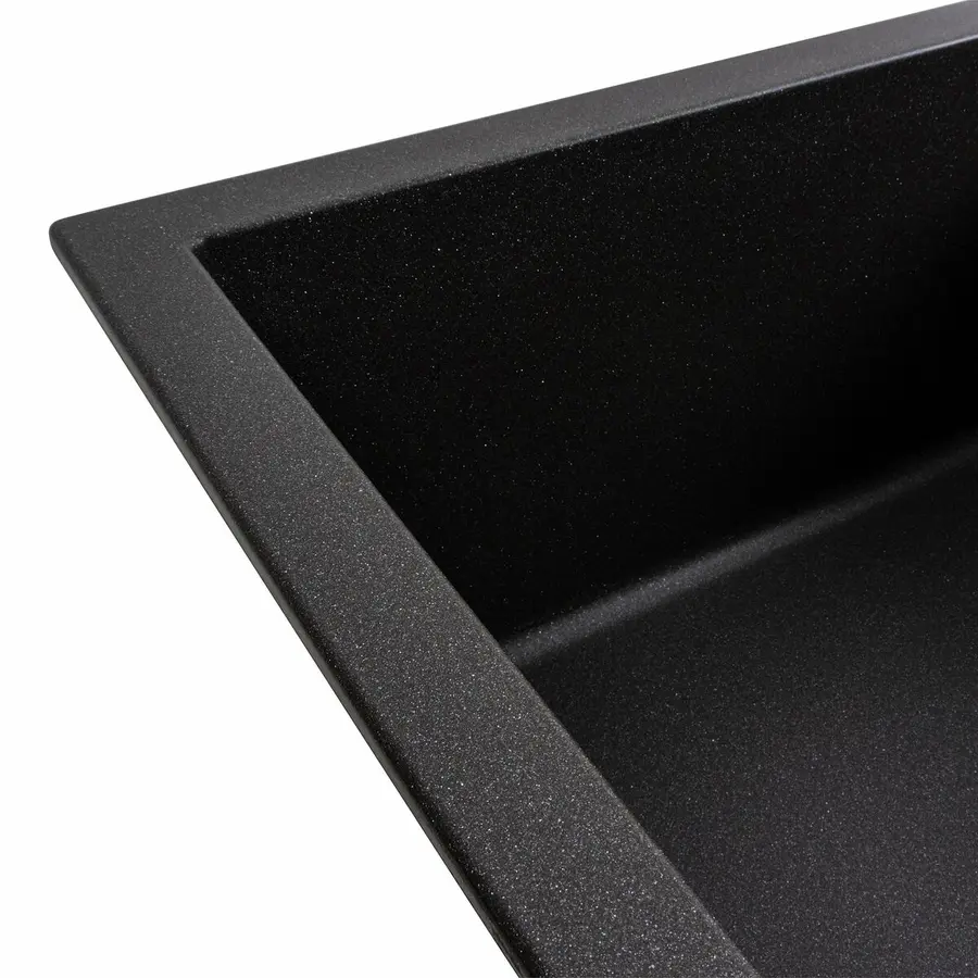 Гранітна мийка для кухні VALESO 6550 LOTOS матовий Моріон