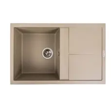 Гранітна мийка для кухні VALESO SELENA 7950 матова Титан