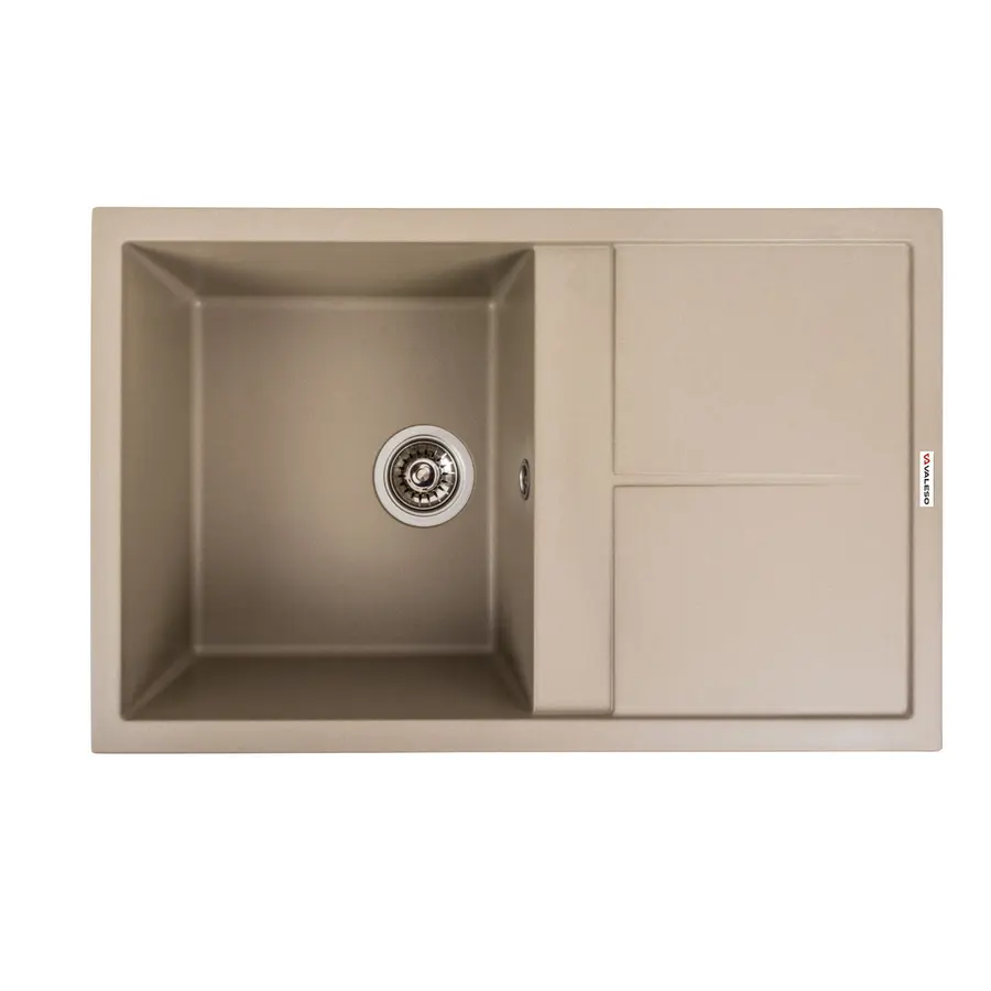 Гранітна мийка для кухні VALESO SELENA 7950 матова Титан