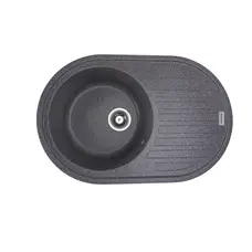 Гранитная мойка для кухни VALESO LIRA 7750 матовая Микс