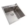 Кухонная мойка нержавейка 50*50 Valeso Handmade с подставкой для ножей (3,0/0,8)