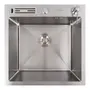 Кухонная мойка нержавейка 50*50 Valeso Handmade с подставкой для ножей (3,0/0,8)