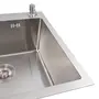 Кухонная мойка нержавейка 50*50 Valeso Handmade с подставкой для ножей (3,0/0,8)
