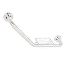 Вигнутий поручень з мильницею Valeso NES-T447 Вигнутий поручень з мильницею Valeso NES-T447