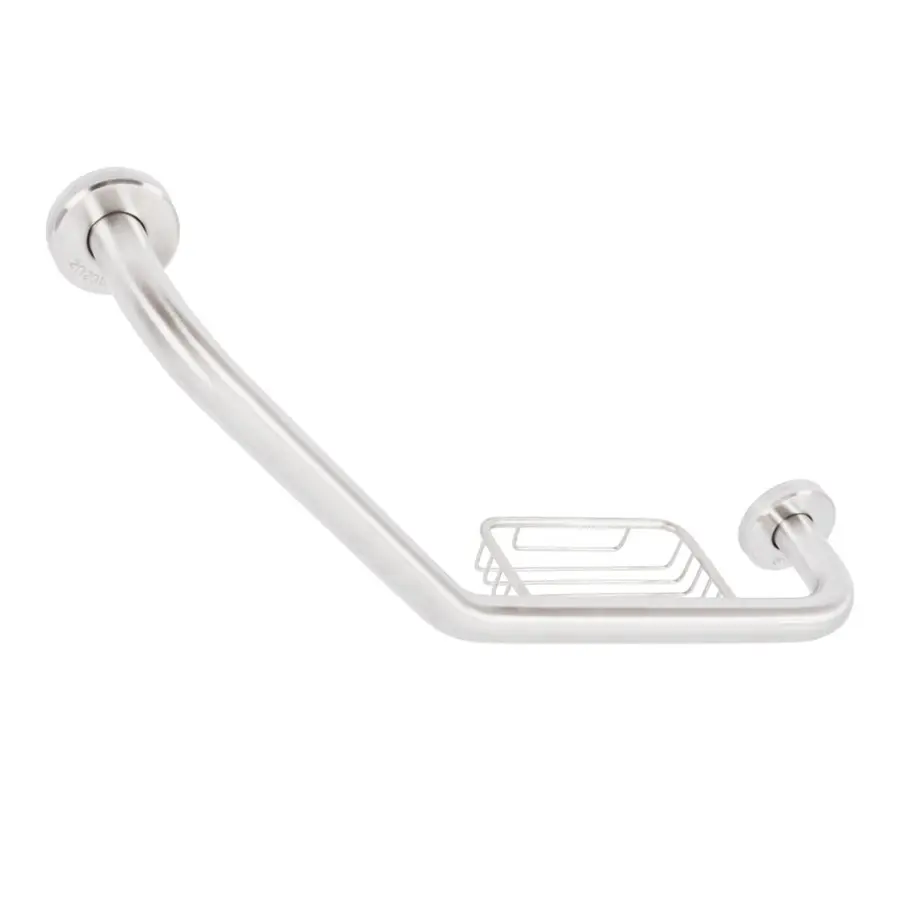 Изогнутый поручень с мыльницей Valeso NES-T447