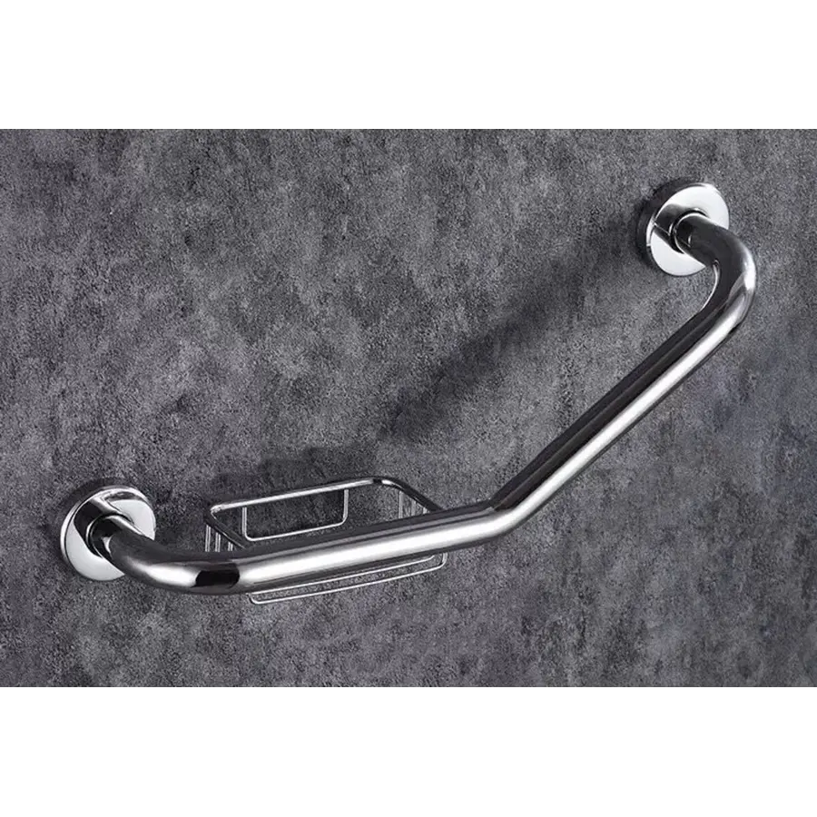 Изогнутый поручень с мыльницей Valeso NES-T447