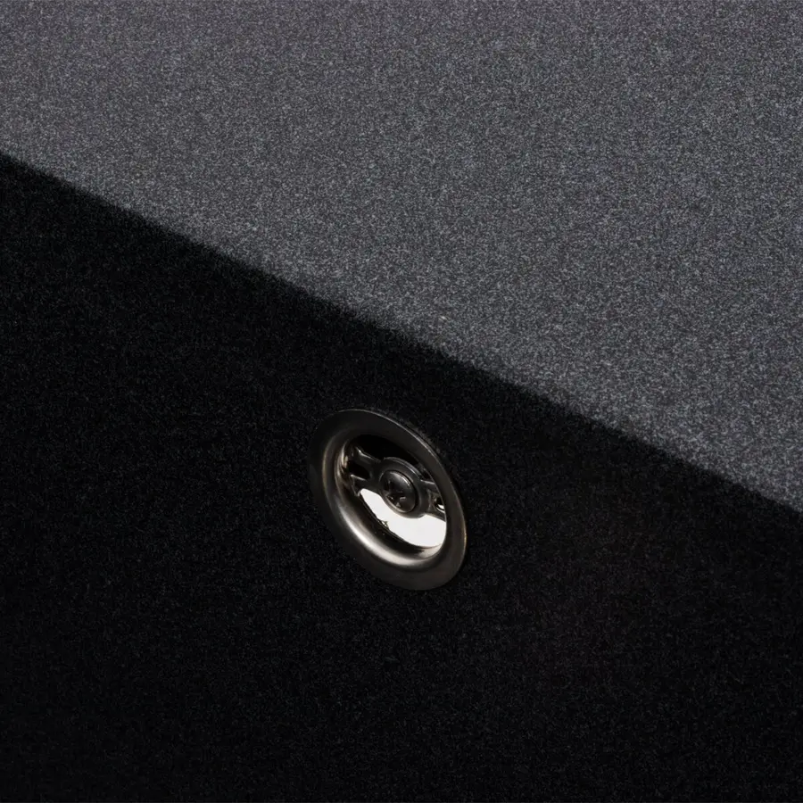 Гранітна мийка для кухні VALESO 9651 ATLAS матовий Карбон