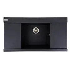 Гранітна мийка для кухні VALESO 9651 ATLAS матовий Карбон