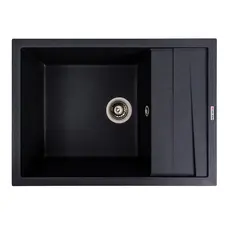 Гранитная мойка для кухни VALESO CASCADA 7050 матовая Карбон