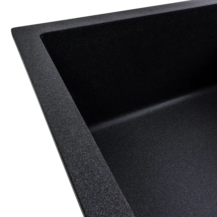 Гранитная мойка для кухни VALESO CASCADA 7050 матовая Карбон