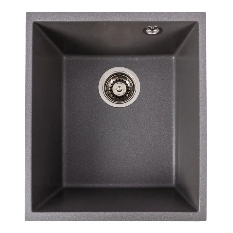 Гранитная мойка для кухни VALESO ROXY 3744 матовая Серый муссон