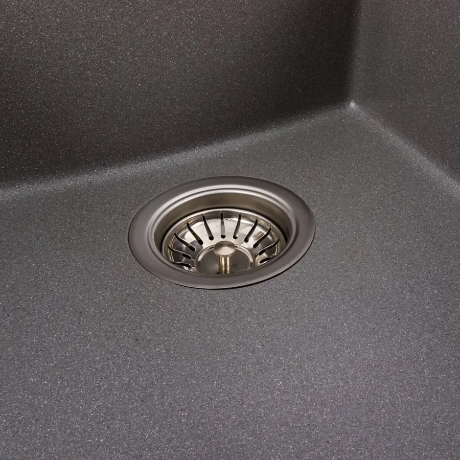 Гранитная мойка для кухни VALESO ROXY 3744 матовая Серый муссон