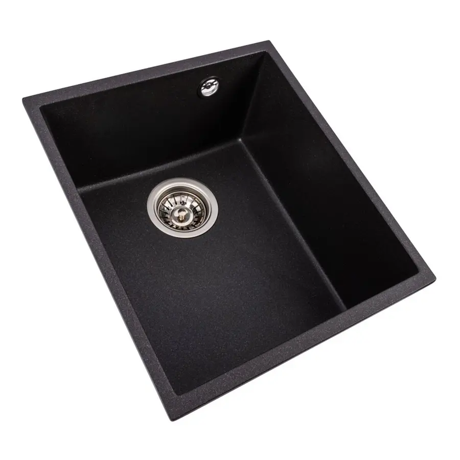 Гранитная мойка для кухни VALESO ROXY 3744 матовая Морион