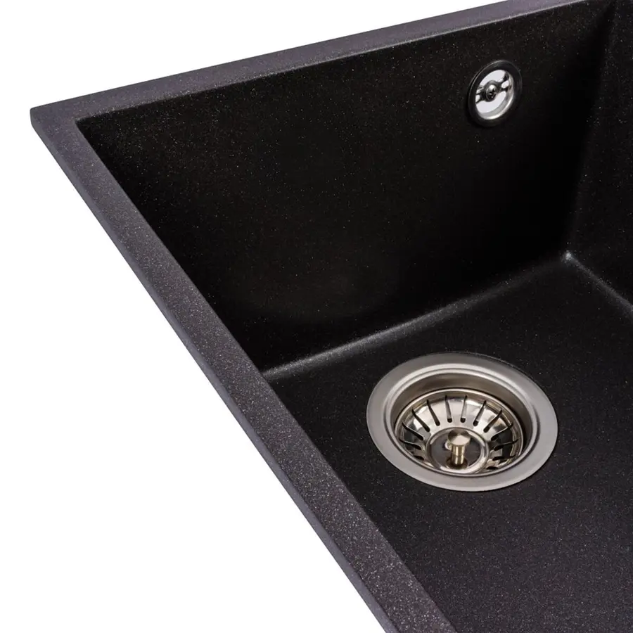 Гранитная мойка для кухни VALESO ROXY 3744 матовая Морион