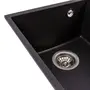 Гранитная мойка для кухни VALESO ROXY 3744 матовая Морион