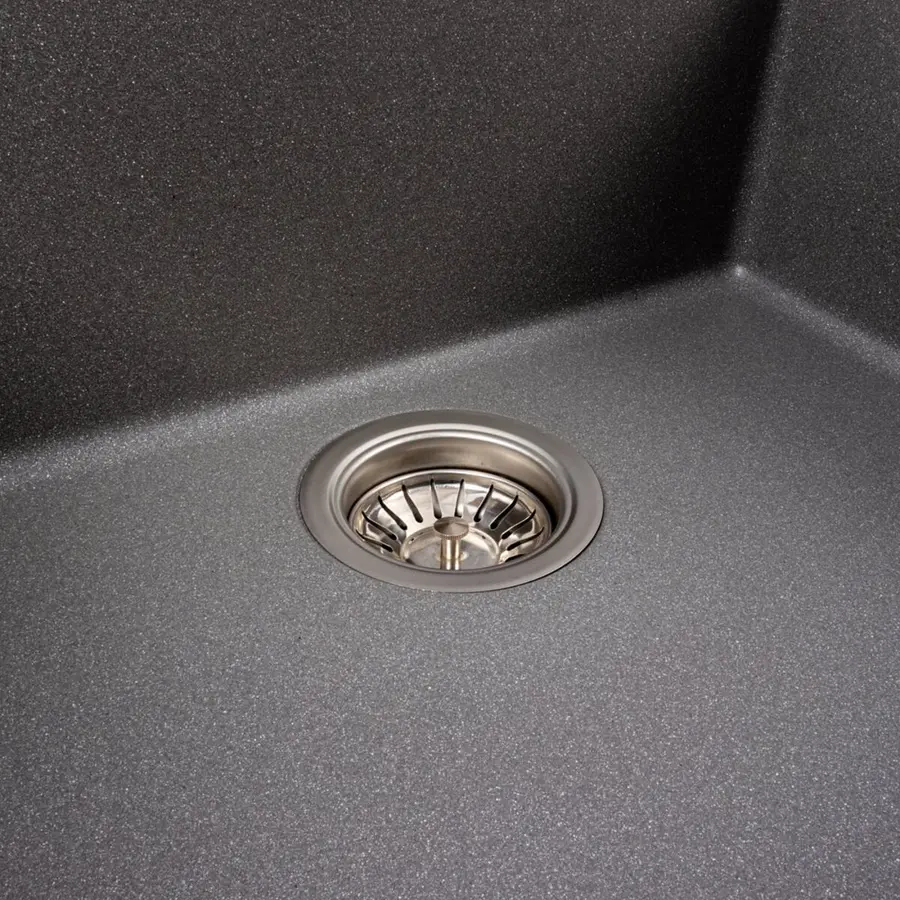 Гранітна мийка для кухні VALESO OASIS 5444 матова Сірий мусон