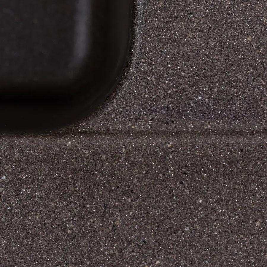 Гранитная мойка для кухни VALESO 6250 ZIRKONE матовая Темная скала