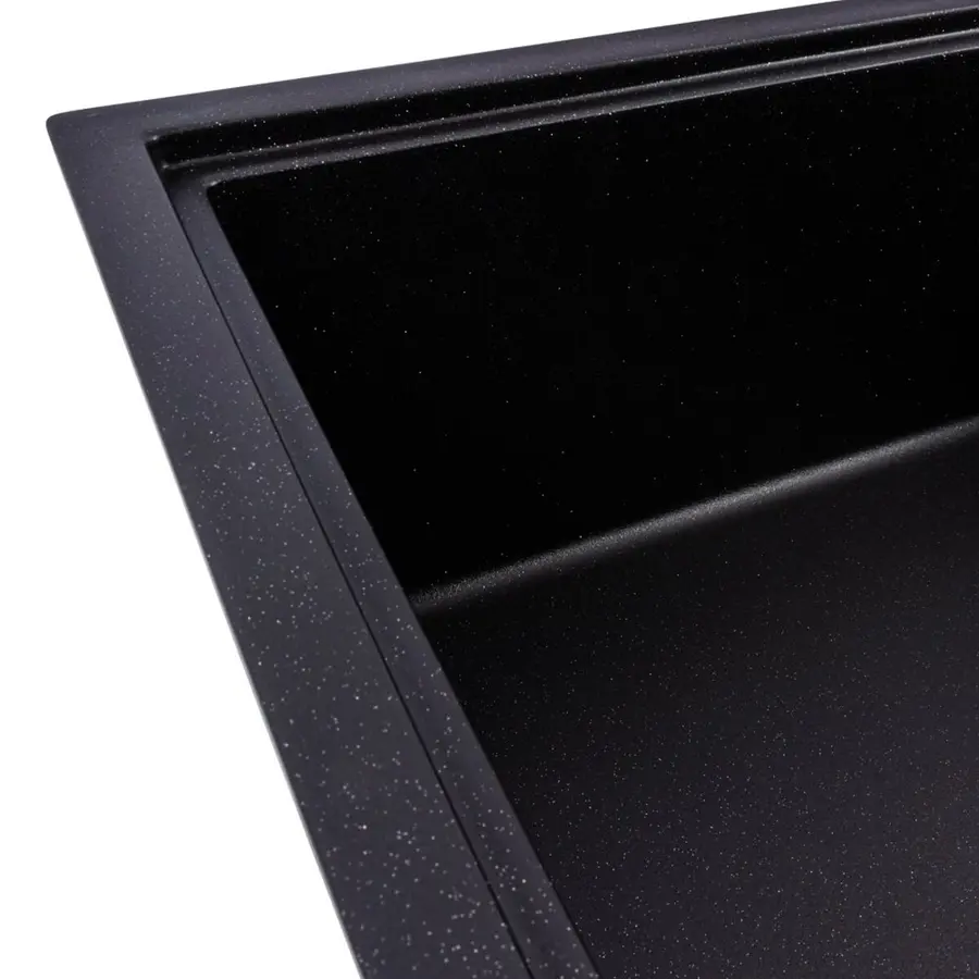 Гранітна мийка VALESO GALANS 7850 матова Чорний металік