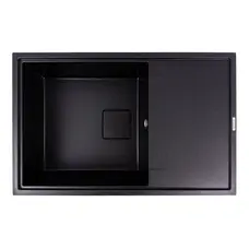 Гранітна мийка VALESO GALANS 7850 матова Чорний металік