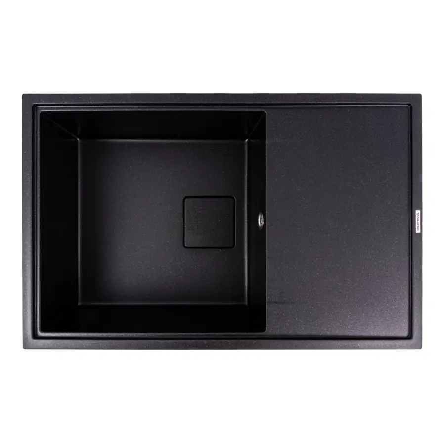 Гранітна мийка VALESO GALANS 7850 матова Чорний металік