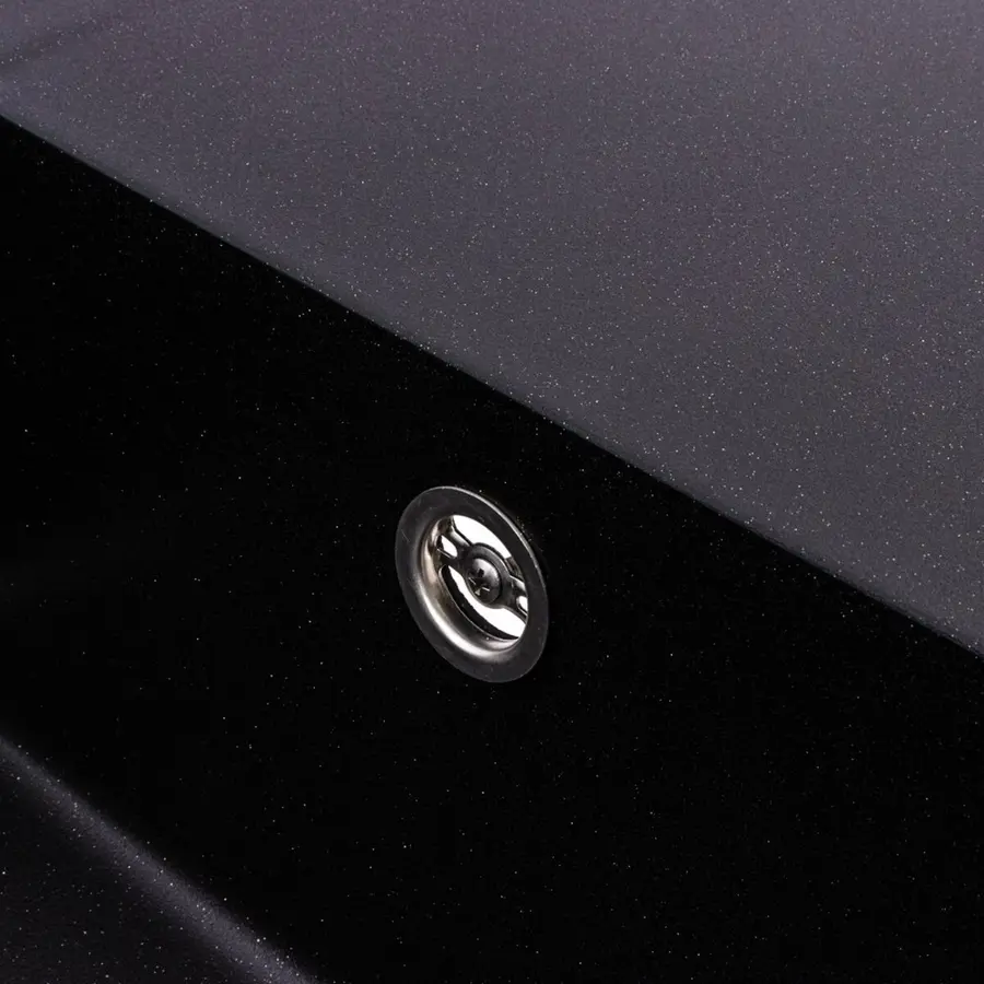 Гранітна мийка VALESO GALANS 7850 матова Чорний металік