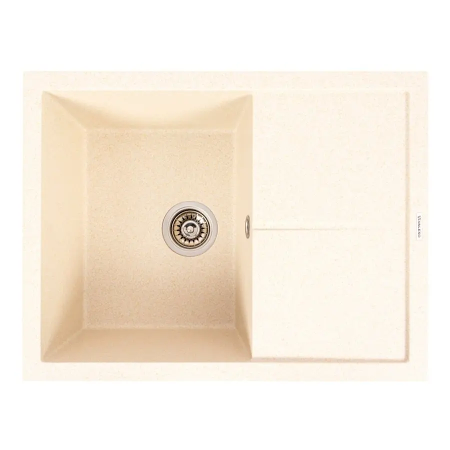 Кухонна мийка гранітна VALESO 6550 CRIPTA (пісок)