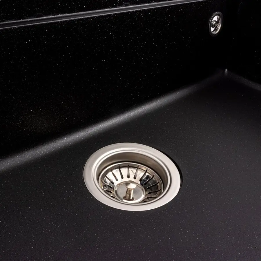 7546 EVANORA матова Мийка гранітна VALESO (чорний металік)