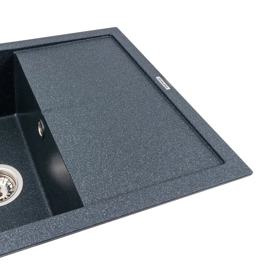 Гранітна мийка VALESO CRIPTA 6550 матова Антрацит