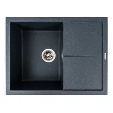 Гранитная мойка для кухни VALESO CRIPTA 6550 матовая Антрацит