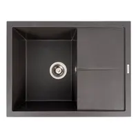 Кухонна мийка гранітна VALESO 6550 CRIPTA (моріон)