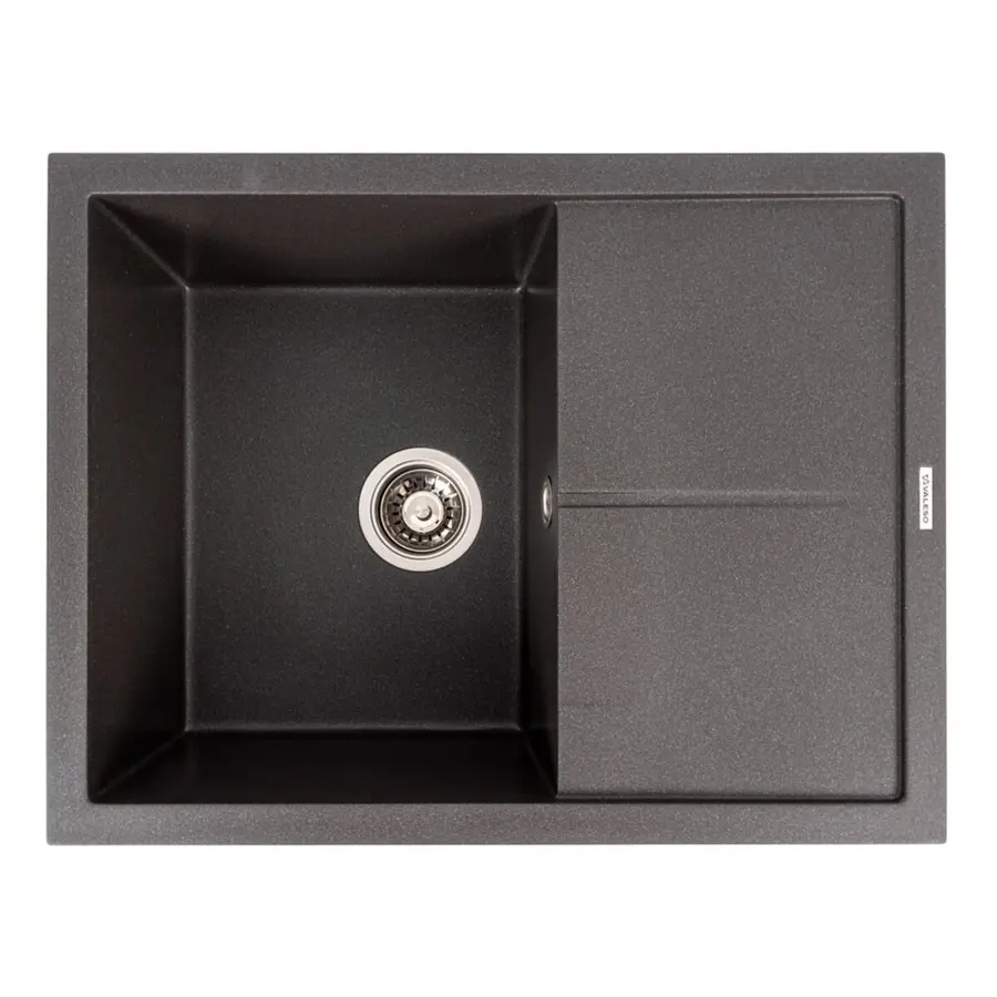 Кухонна мийка гранітна VALESO 6550 CRIPTA (моріон)