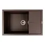 Гранітна кухонна мийка VALESO CALYPSO 7950 матова Темна Скеля