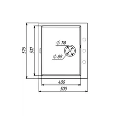 Кухонная мойка гранитная матовая Valeso