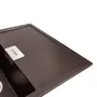 Гранитная мойка для кухни Platinum 8650 DIAMOND матовая Шоколад