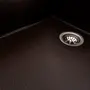 Гранитная мойка для кухни Platinum 8650 DIAMOND матовая Шоколад
