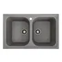 Гранитная мойка для кухни Platinum 7950 Equatoria серый