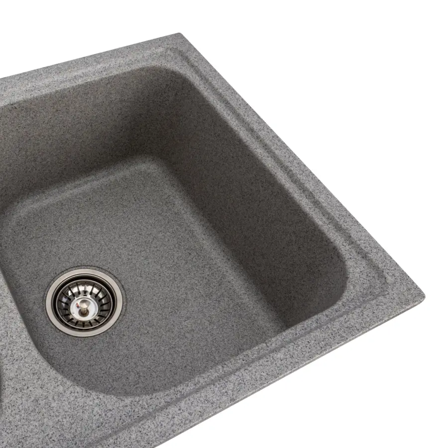 Гранитная мойка для кухни Platinum 7950 Equatoria серый