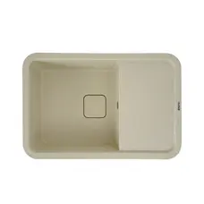Гранітна мийка для кухні Platinum 7850 CUBE матова Пісок