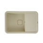Гранітна мийка для кухні Platinum 7850 CUBE матова Пісок