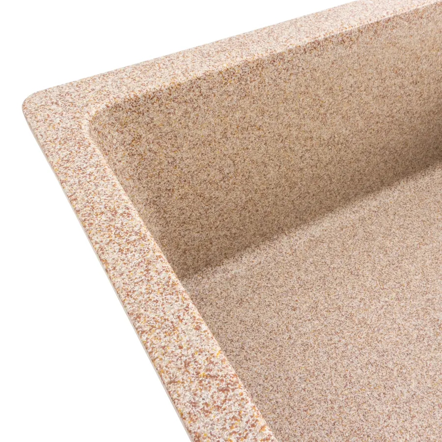 Гранітна мийка для кухні Platinum 7850 ROMA матова (карамель)