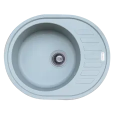 Гранітна мийка для кухні Platinum 6250 SOUL матова Темна скеля