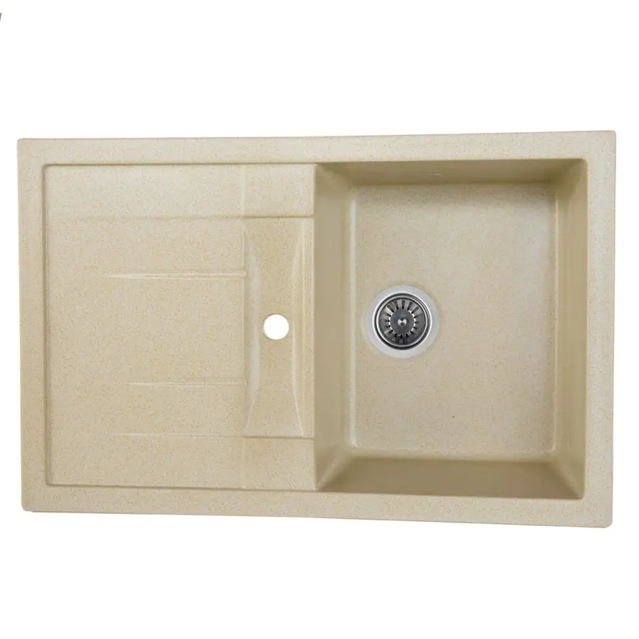 Гранітна мийка для кухні Platinum 7850 PRETSO глянець Сафарі