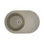 Гранітна мийка для кухні Platinum 7750 LIRA матова Беж