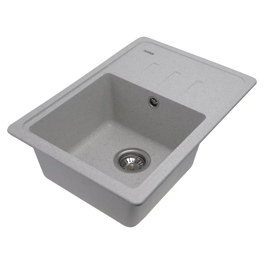 Гранітна мийка для кухні Platinum 6243 LIANA матова Топаз