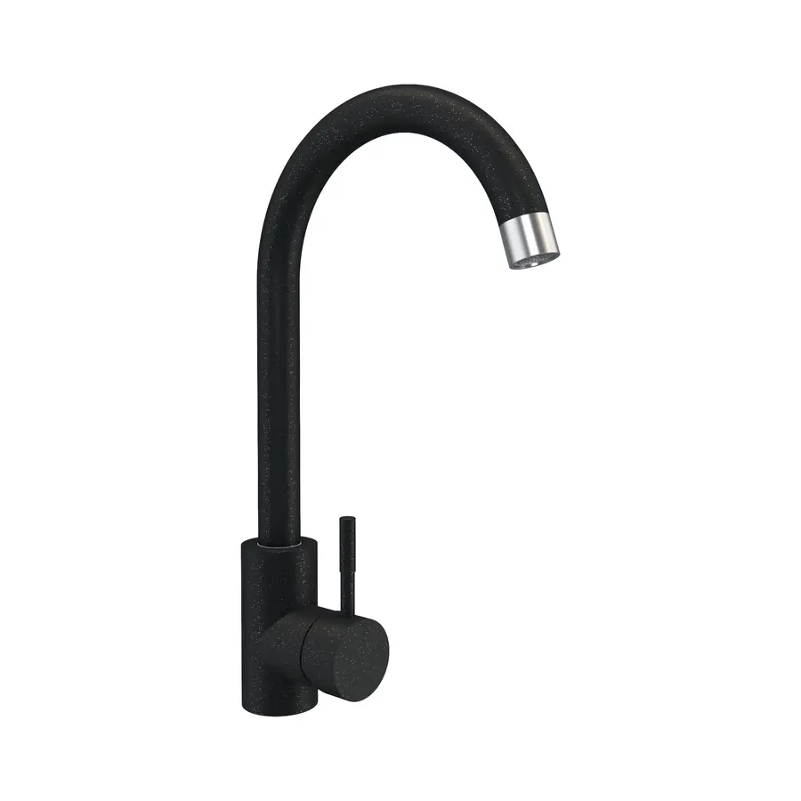 Змішувач кухонний Platinum NS01 (3008A-NA) Чорний Металік